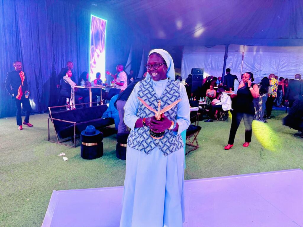 At the Gala Night of the 12th edition of the Uganda Film Festival